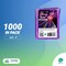 Purple Twist Ties for Bags 4 Wire and Plastic Bread Ties 1000 Pack Bendable Plastic Twisty Ties Universal and Lightweight Wire Bag Ties Twists for Gardening Packing Decorating
